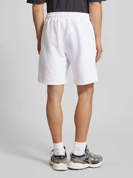 PEGADOR Sweatshorts mit elastischem Bund Weiss 5
