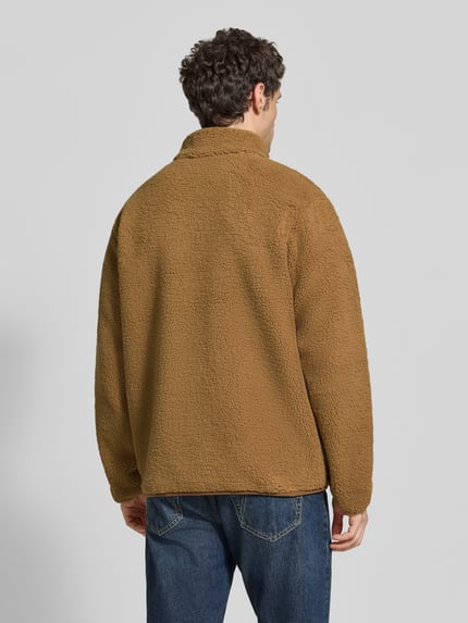 Columbia Regular Fit Fleecejacke mit Logo-Patch Camel 5