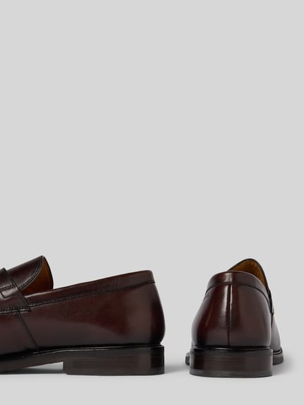 DIGEL Loafers mit Blockabsatz Modell 'SANDER' Dunkelbraun 2