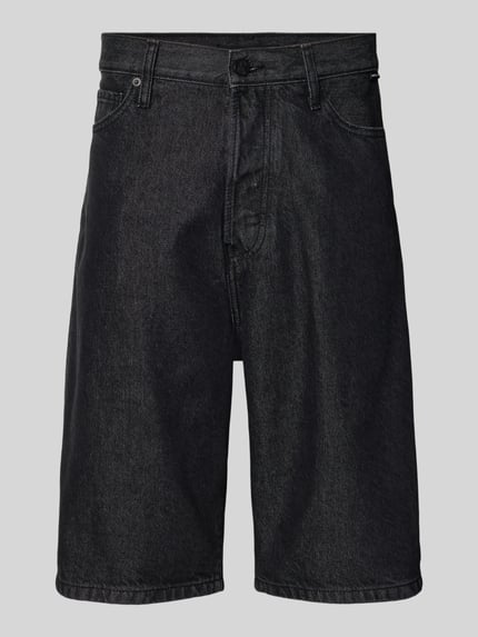 Loose Fit Jeansshorts aus Baumwoll-Mix Modell 'BAGGY' Shop The Look MANNEQUINE