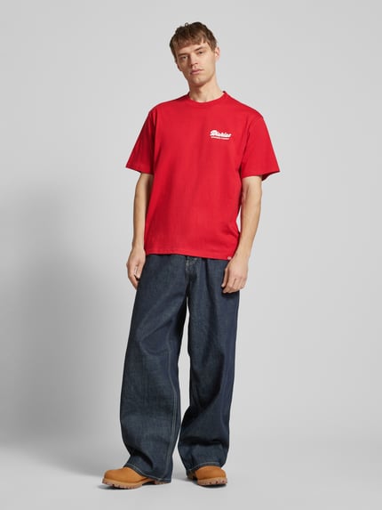 Dickies T-Shirt mit Label-Print Rot 1