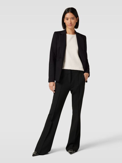 DRYKORN Blazer mit Knopfverschluss und Eingrifftaschen Modell 'TECHNO' Black 1