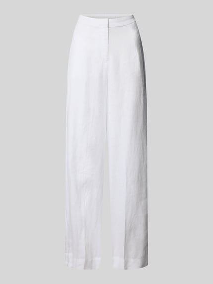 Tommy Hilfiger Tailored Fit Leinenhose aus Leinen-Lyocell-Mix Weiss 2