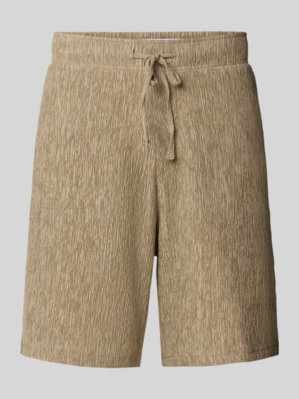 Jake*s Studio Men Sweatshorts mit elastischem Bund Beige 2