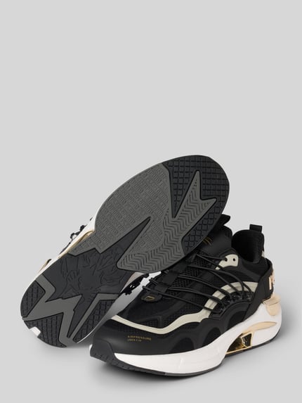 PLEIN SPORT Sneakersy z aplikacją z logo model ‘ONYX ULTRA’ Czarny 4