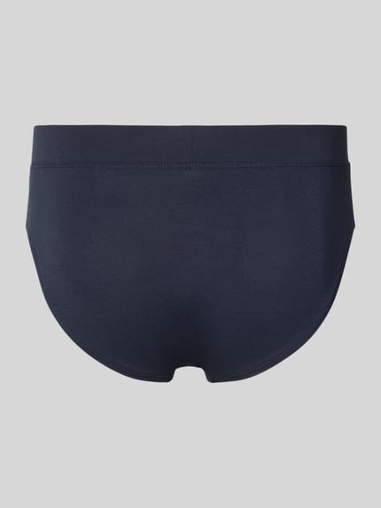 Produktfoto, Slip im 3er-Pack von Christian Berg Men aus Baumwoll-Modal-Elasthan-Mix in Dunkelblau mit elastischem Bund