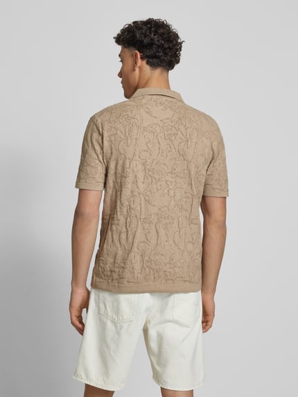 ONLY & SONS Vrijetijdsoverhemd met reverskraag, model 'DAN' Beige - 5