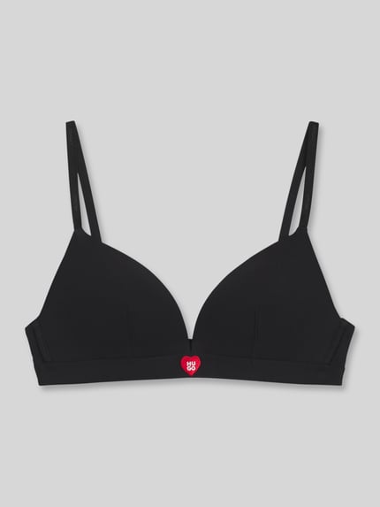 bralette met logodetail model 'HUGO HEART TRIANGLE' Shop The Look MANNEQUINE