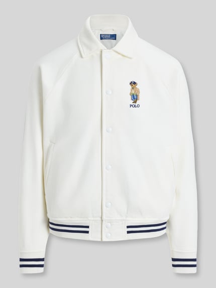 Polo Ralph Lauren Vintage Fit Sweatjacke aus Baumwoll-Mix Offwhite 2