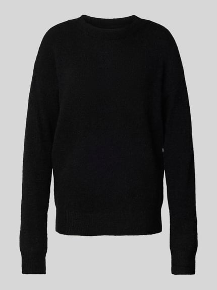 MSCH Copenhagen Loose fit gebreide pullover met wol model 'Festina' Zwart - 2