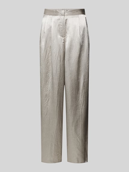 Selected Wide Leg Stoffhose Modell 'SELENE' Beige 2