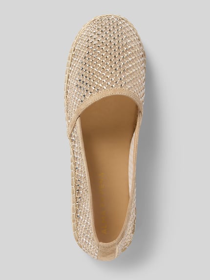 Alma en Pena Espadrilles mit Strasssteinbesatz Sand 3