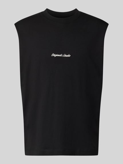 T-shirt met stitching Shop The Look MANNEQUINE