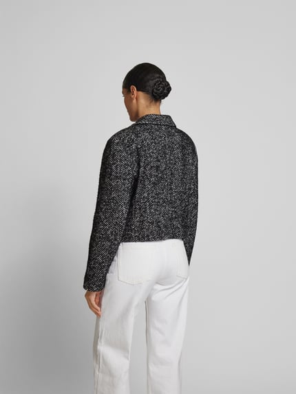 Anine Bing Kort blazer met reverskraag Donkergrijs - 5