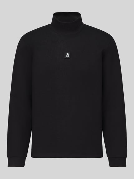 HUGO Sweatshirt mit Logo-Patch Modell 'Derytur' Black 2