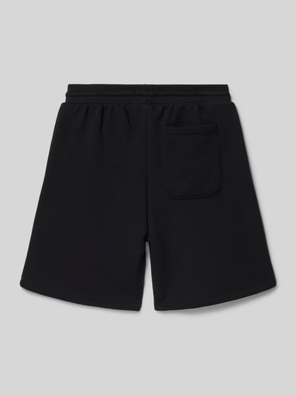 Calvin Klein Jeans Regular Fit Sweatshorts aus Baumwoll-Mix Black 3