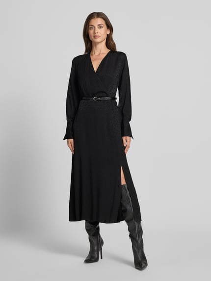 Jake*s Collection Wickelkleid mit Taillengürtel Royal 4