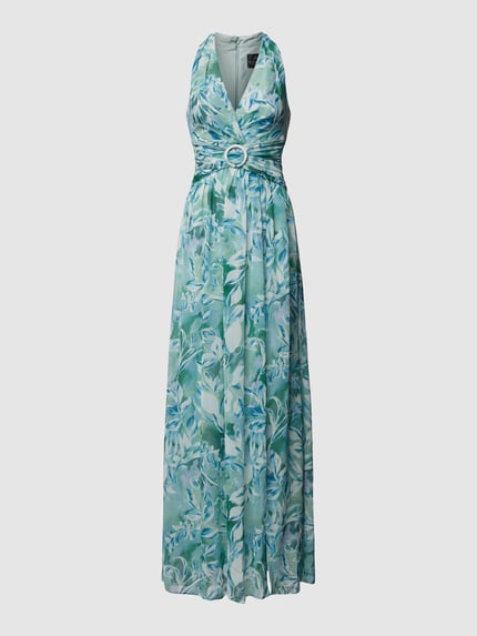 Adrianna Papell Abendkleid mit Neckholder Mint 2