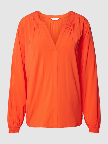 Tom Tailor Blouse met V-hals Oranje - 2