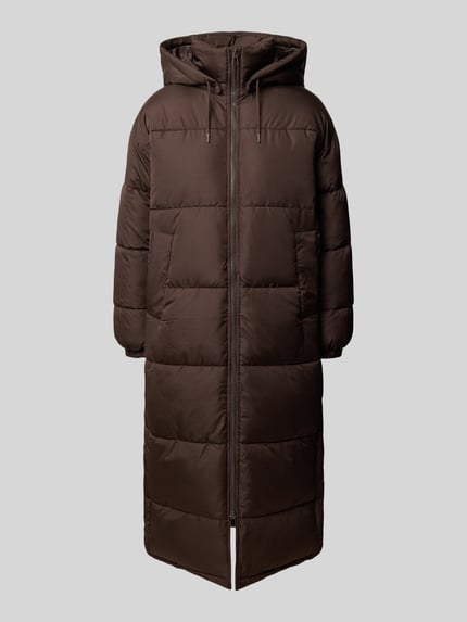 VERO MODA Mantel mit Zweiwege Reißverschluss Modell 'VMKLEA' Schoko 2