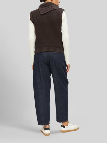 s.Oliver RED LABEL Regular Fit Pullunder mit breitem Rollkragen Dunkelbraun 4