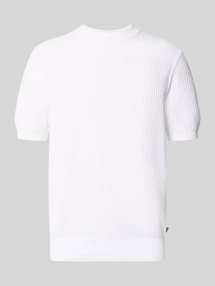 Regular Fit Strick-Shirt aus reiner Baumwolle Modell 'H-NILTON' Shop The Look MANNEQUINE