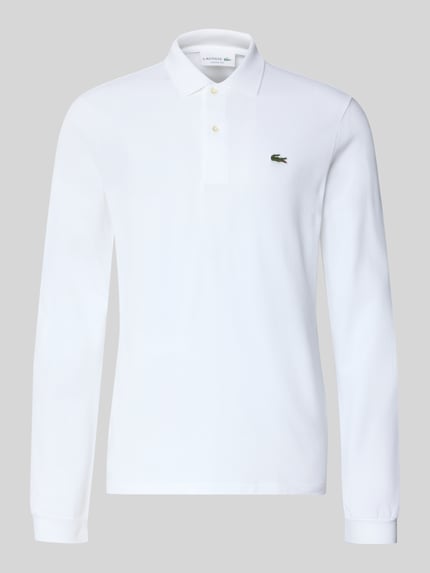 Lacoste Regular Fit Poloshirt aus reiner Baumwolle Weiss 2