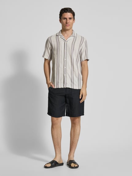 Tom Tailor Denim Relaxed Fit Freizeithemd aus reiner Baumwolle Graphit 1