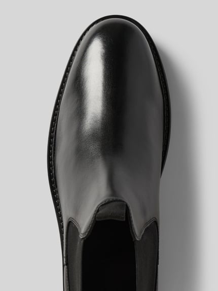 DIGEL Chelseas aus Leder mit elastischen Einsätzen Modell 'Santosh' Black 3