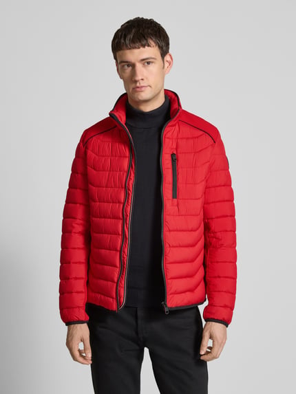 Tom Tailor Regular Fit Steppjacke mit Reißverschluss Rot 4