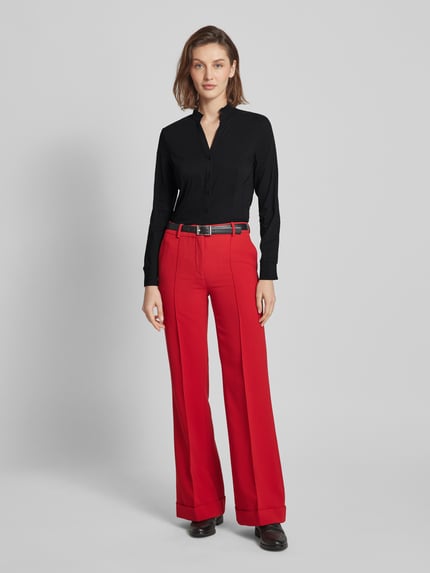 MORE & MORE Bluse mit Stehkragen Black 1