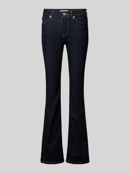 Tommy Hilfiger Relaxed fit bootcut jeans van katoenmix Donkerblauw - 2