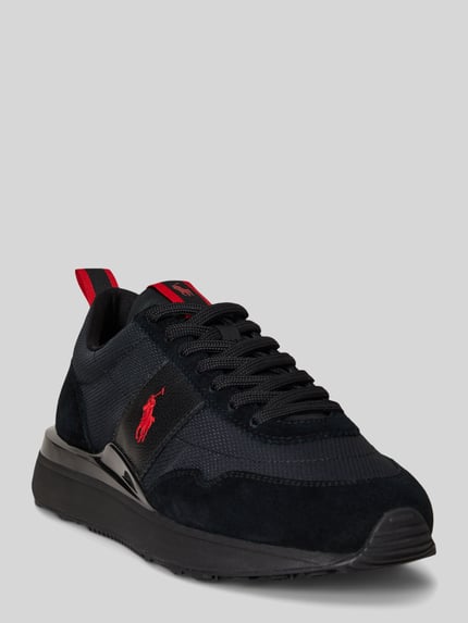 Polo Ralph Lauren sneakersy z detalami z logo Czarny 1