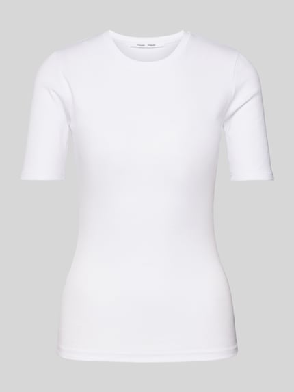 Slim Fit T-Shirt aus Baumwoll-Mix Modell 'SAALEXO' Shop The Look MANNEQUINE