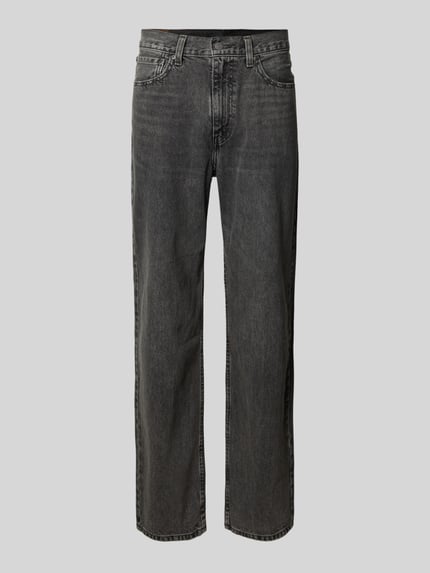 Loose Straight Fit Jeans mit Eingrifftaschen Shop The Look MANNEQUINE
