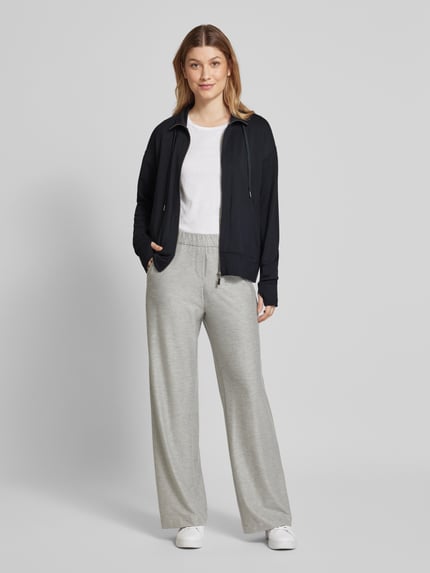HANRO Sweatjacke mit Reißverschluss Modell 'Balance' Black 1