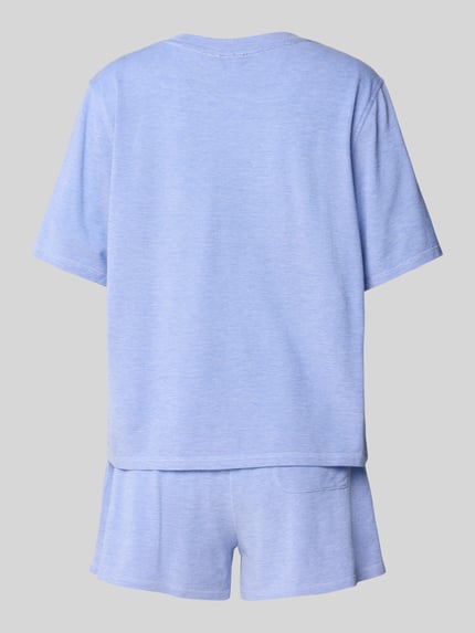 Polo Ralph Lauren Pyjama mit Logo-Stitching Modell 'OXFORD' Blau 3
