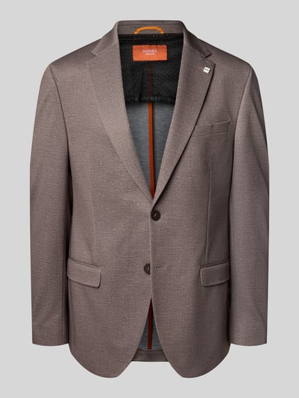 DIGEL Slim Fit 2-Knopf-Sakko Modell 'Anello' Hellbraun 2