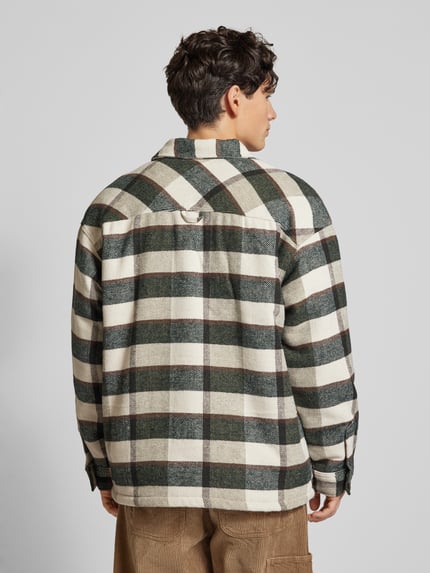 JACK & JONES Regular fit overhemdjack met wol Offwhite - 5