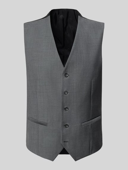 Regular Fit Weste aus reiner Schurwolle Modell 'Carlton' Shop The Look MANNEQUINE
