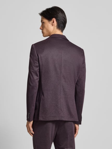 Zuitable Slim Fit Sakko mit Brusttasche Modell 'Nick' Aubergine 5