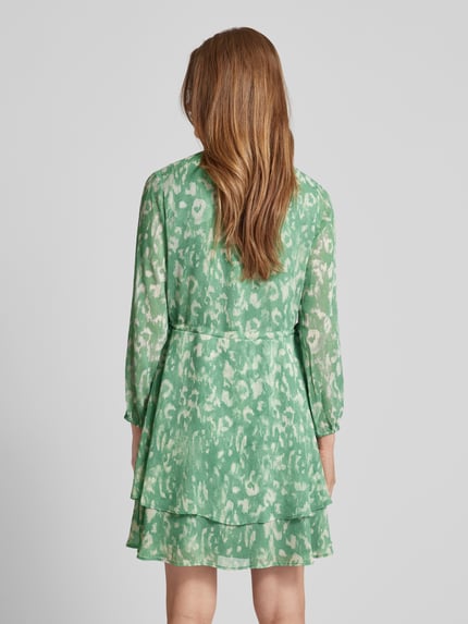 Jake*s Collection Knielanges Kleid in Wickel-Optik Gruen 5