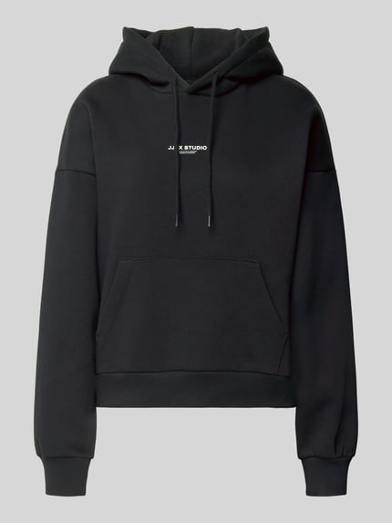 Hoodie mit Logo und Känguru-Tasche Shop The Look MANNEQUINE