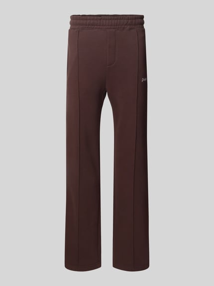 PROHIBITED Sweatpants mit elastischem Bund Dunkelbraun 2