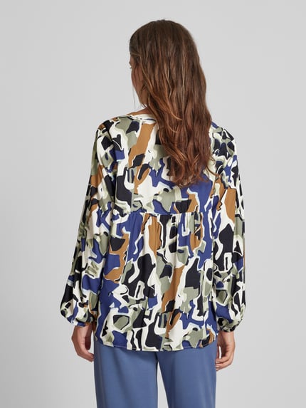 Smith and Soul Blusenshirt mit V-Ausschnitt Offwhite 5