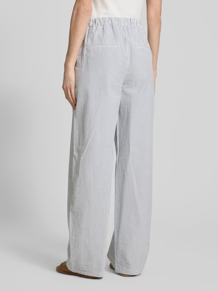 DRYKORN Wide leg stoffen broek met elastische band, model 'CONSIDER' Wit - 5