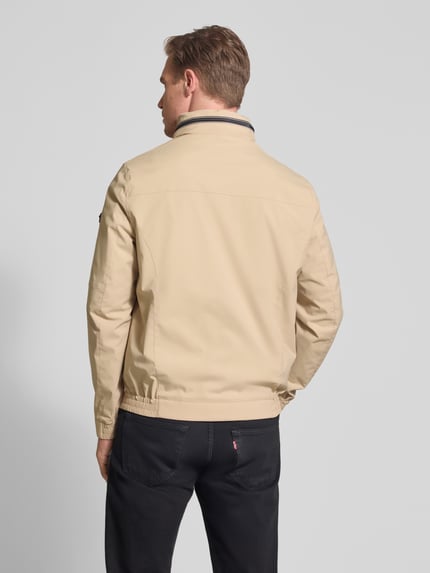 bugatti Regular Fit Jacke mit Stehkragen Camel 5