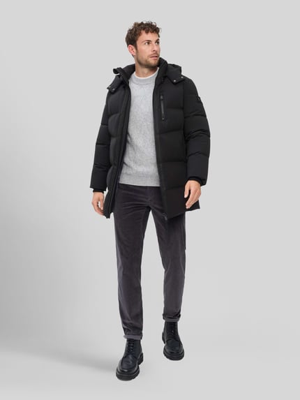 Brax Puffer Coat mit Zweiwege Reißverschluss Black 1