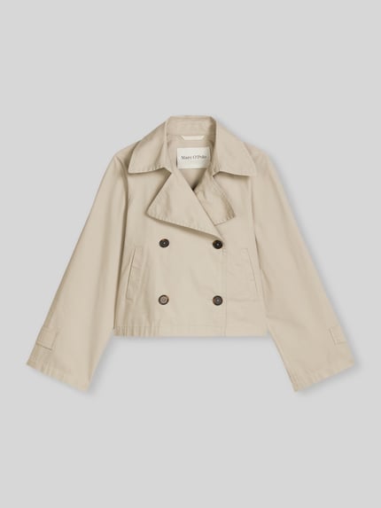 Marc O'Polo Relaxed Fit Trenchjacke aus Baumwolle Beige 2