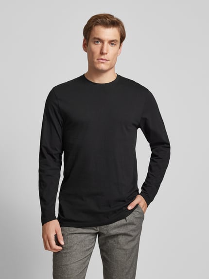 RAGMAN Longsleeve met ronde hals Zwart - 4